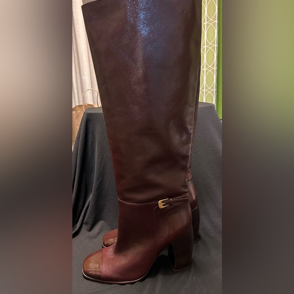 Tory Burch Women's Tall Banana Heel Boots excellent condition size 9 - Picture 9 of 16